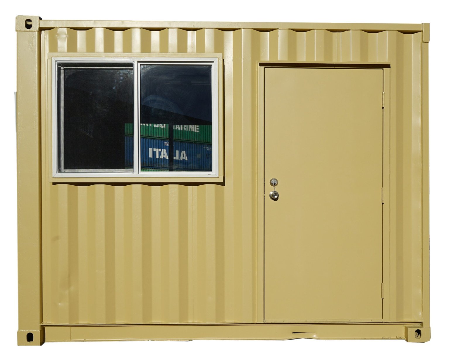 10' Ground Level Office Container