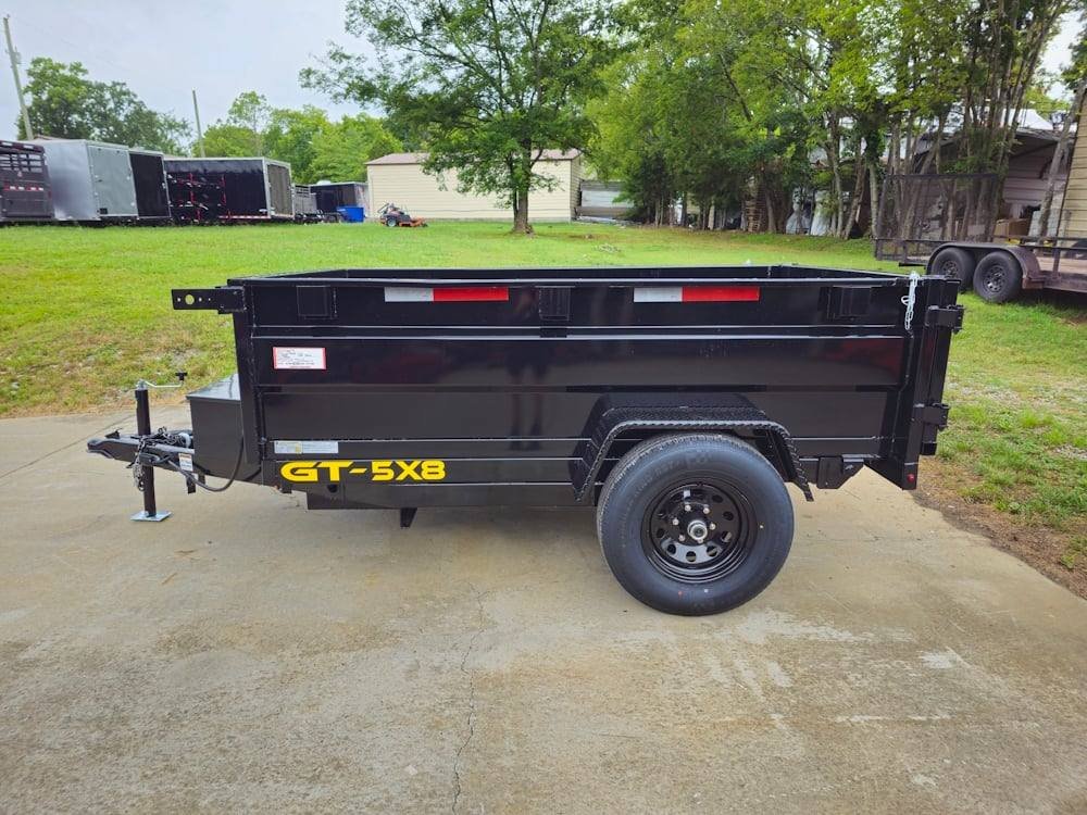 5x8 Hydraulic Dump Trailer 24" Sides 5,200lb Axle with Brake - Image 4