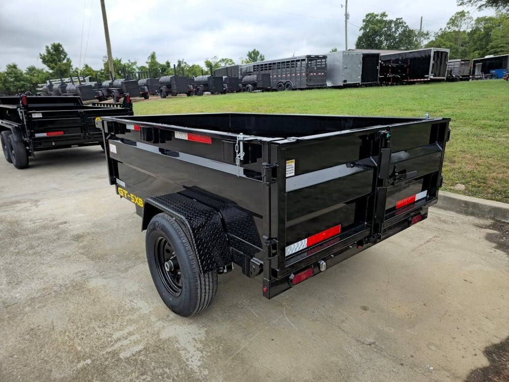 5x8 Hydraulic Dump Trailer 24" Sides 5,200lb Axle with Brake - Image 5