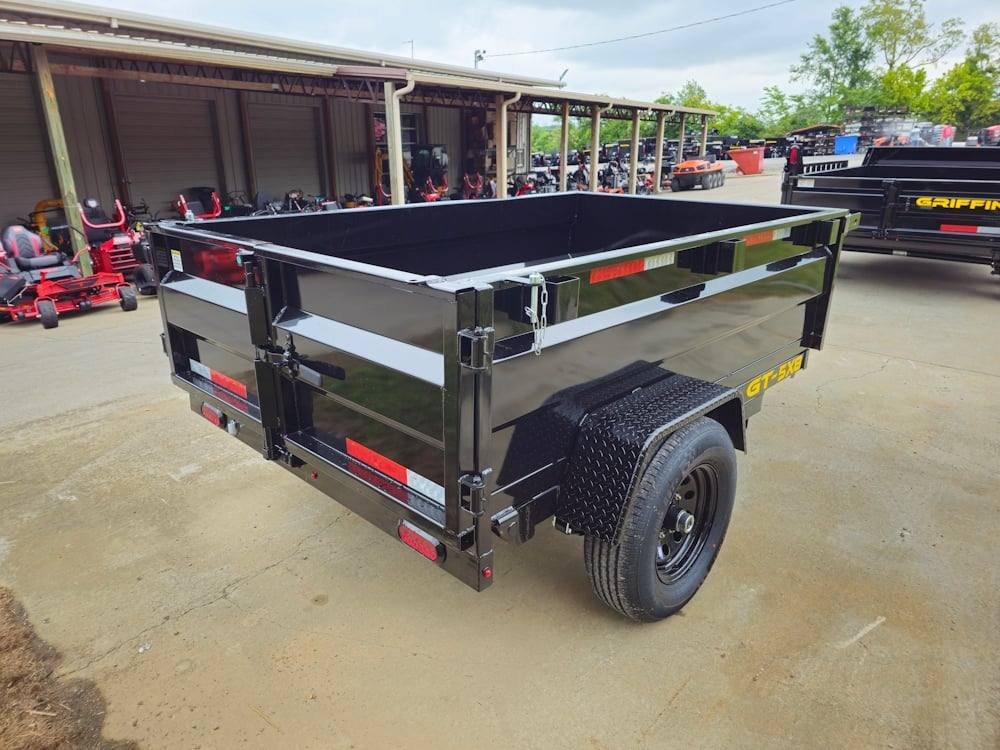5x8 Hydraulic Dump Trailer 24" Sides 5,200lb Axle with Brake - Image 7