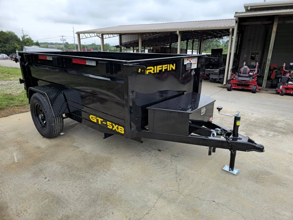 5x8 Hydraulic Dump Trailer 24" Sides 5,200lb Axle with Brake - Image 9