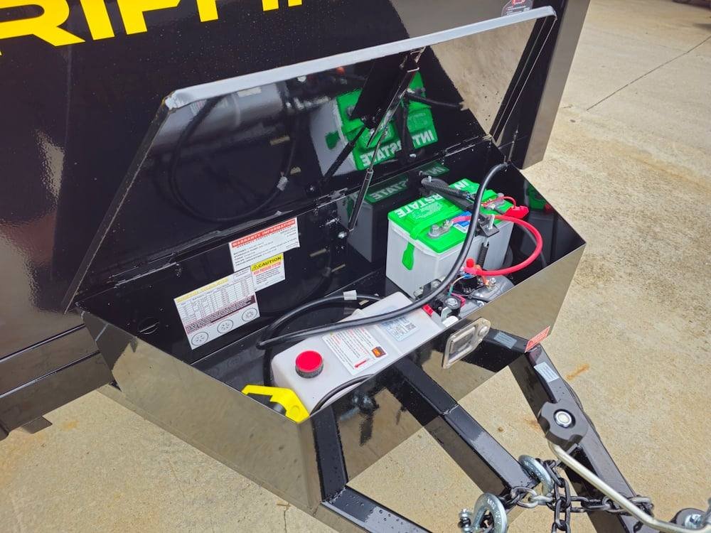 5x8 Hydraulic Dump Trailer 24" Sides 5,200lb Axle with Brake - Image 10