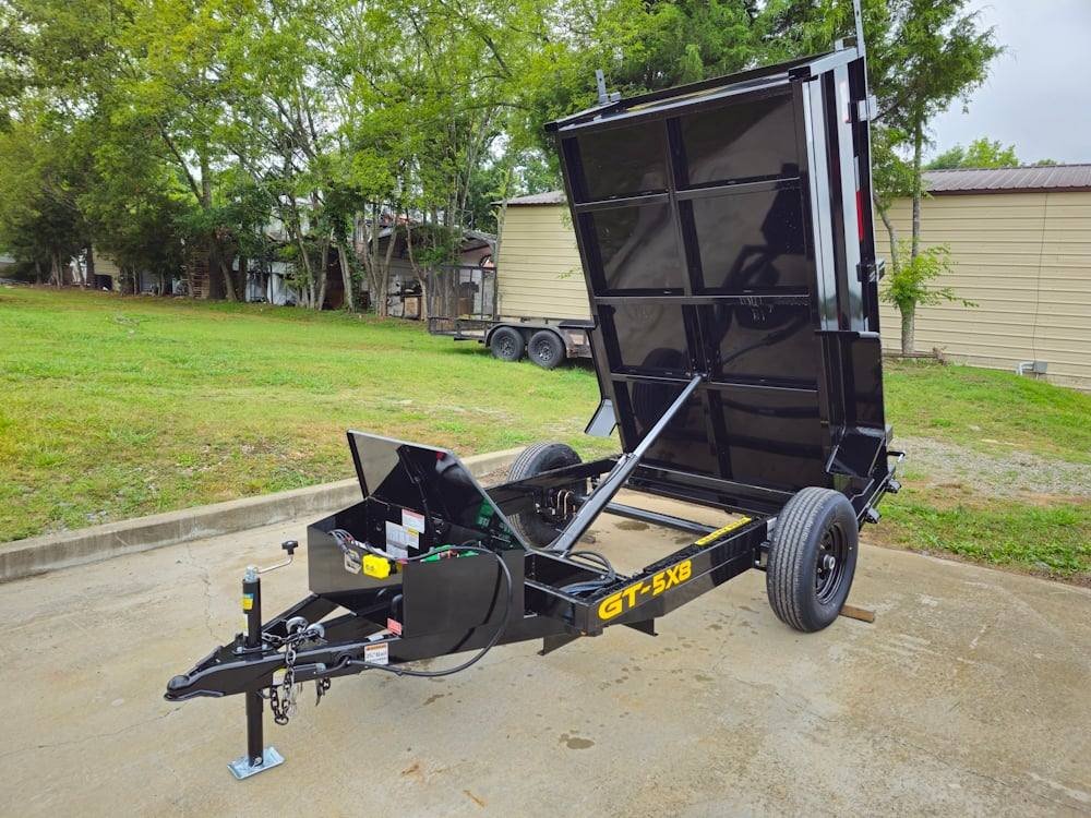 5x8 Hydraulic Dump Trailer 24" Sides 5,200lb Axle with Brake - Image 12
