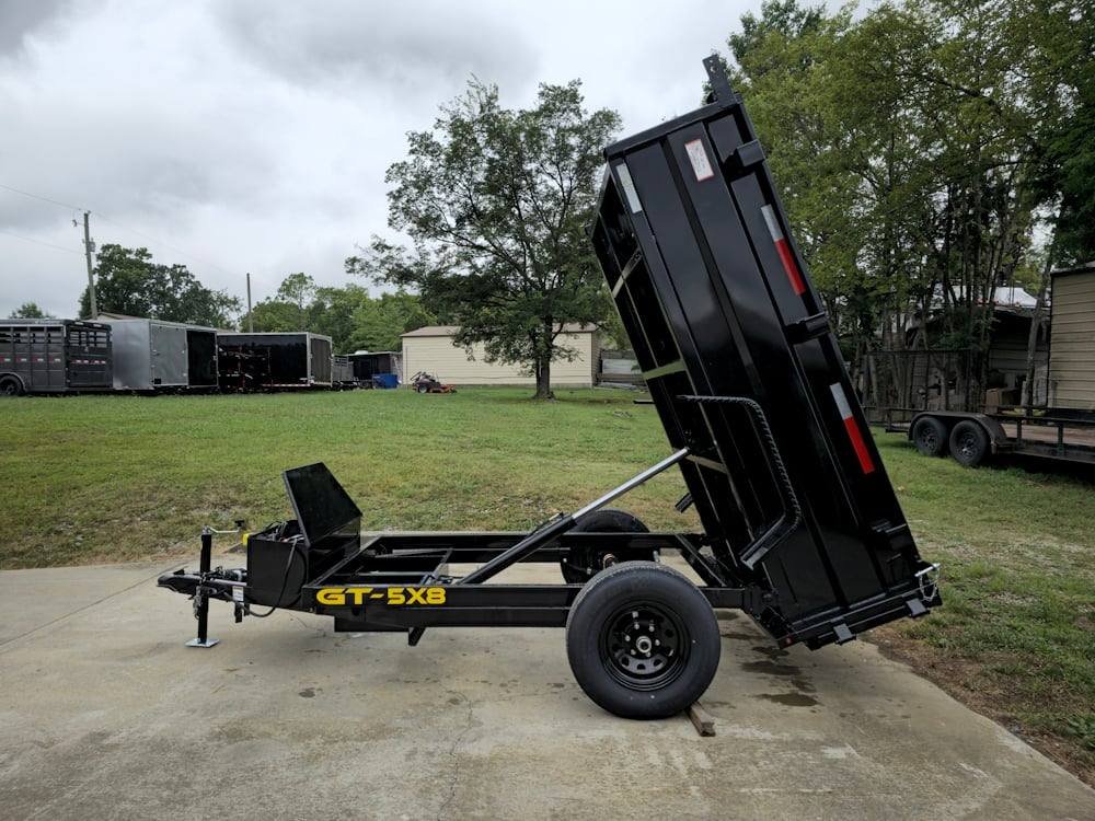 5x8 Hydraulic Dump Trailer 24" Sides 5,200lb Axle with Brake - Image 13