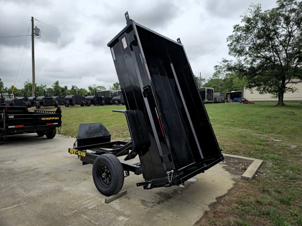 5x8 Hydraulic Dump Trailer 24" Sides 5,200lb Axle with Brake - Image 14