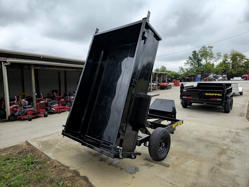 5x8 Hydraulic Dump Trailer 24" Sides 5,200lb Axle with Brake - Image 16