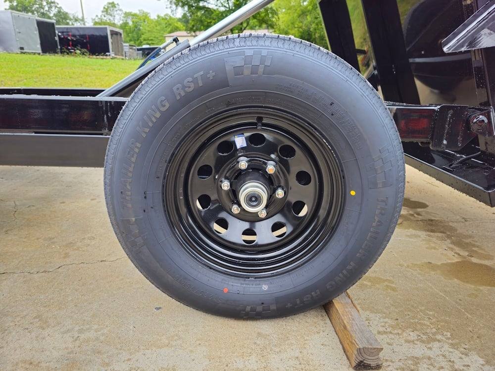 5x8 Hydraulic Dump Trailer 24" Sides 5,200lb Axle with Brake - Image 21