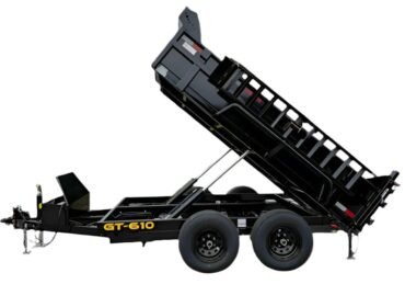 6' X 10' Hydraulic Dump Trailer With Loading Ramps (2) 5200lb axles GVWR 9990