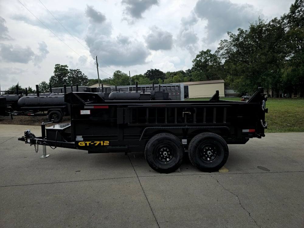7x12 Hydraulic Dump Trailer with 2ft Sides (2) 6K Axles 12k GVWR - Image 4