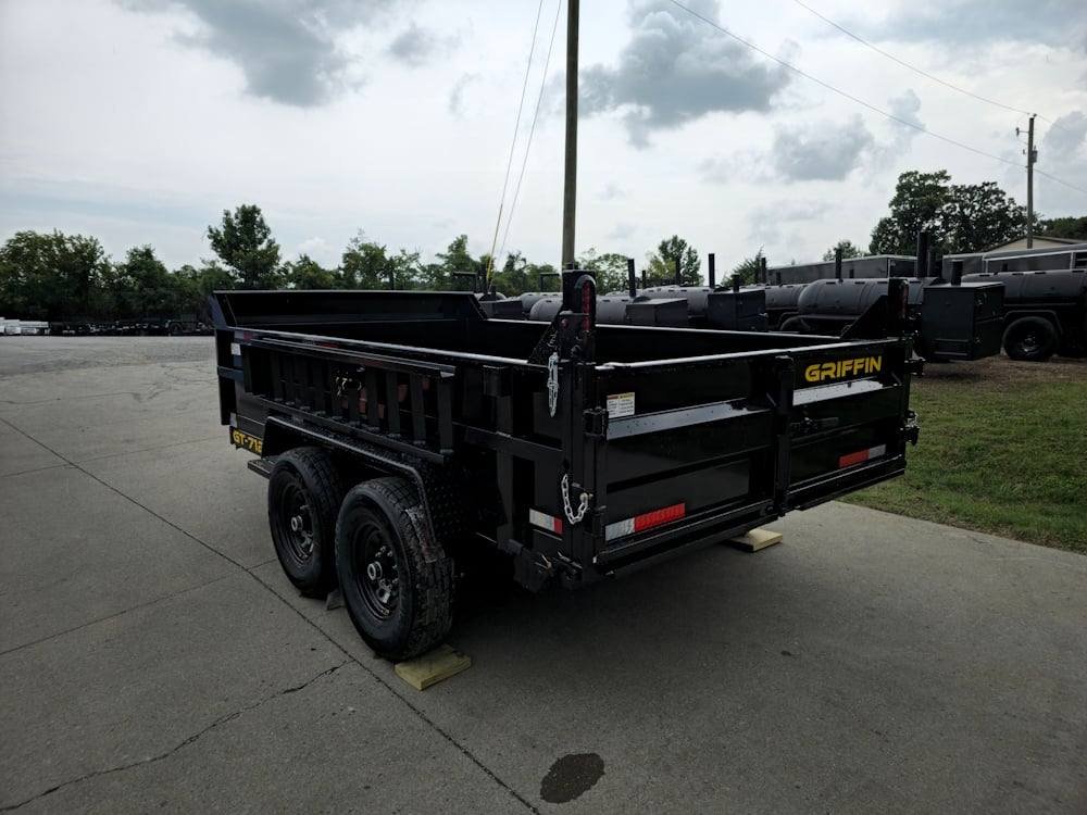 7x12 Hydraulic Dump Trailer with 2ft Sides (2) 6K Axles 12k GVWR - Image 5