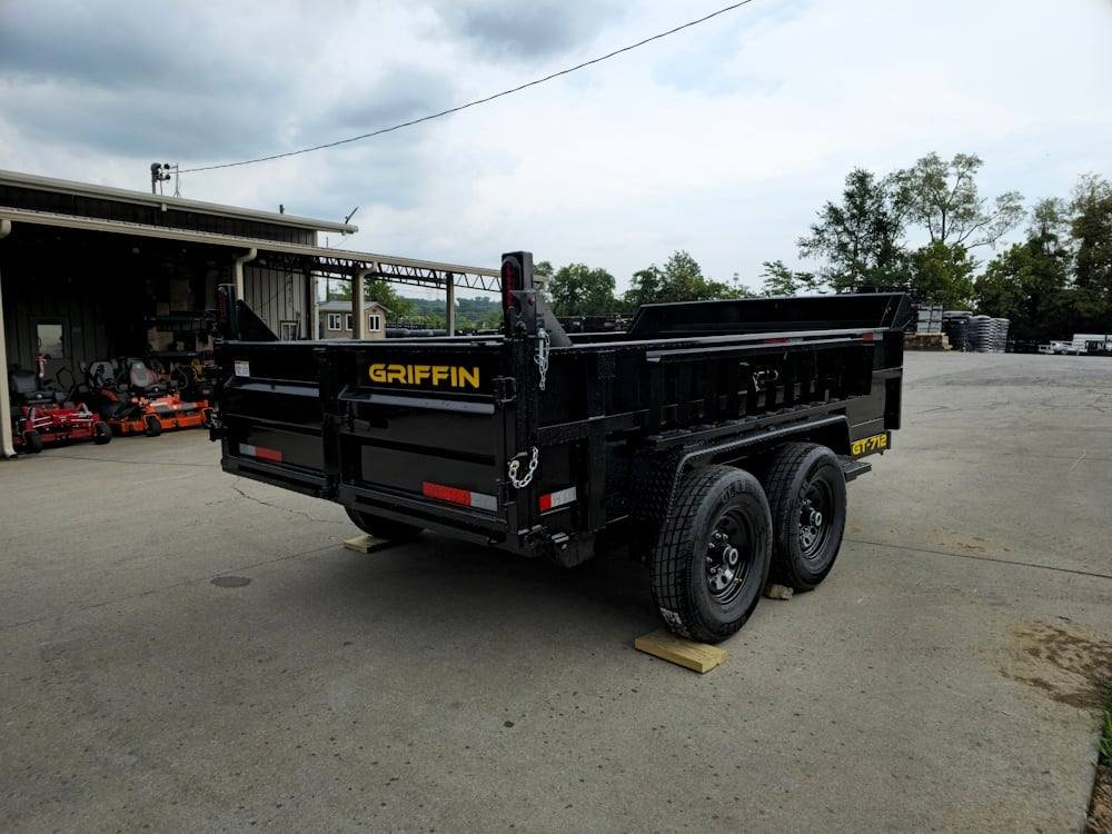 7x12 Hydraulic Dump Trailer with 2ft Sides (2) 6K Axles 12k GVWR - Image 9