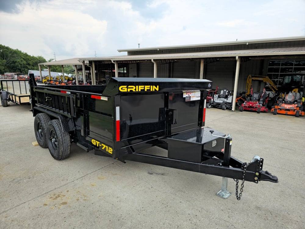 7x12 Hydraulic Dump Trailer with 2ft Sides (2) 6K Axles 12k GVWR - Image 10