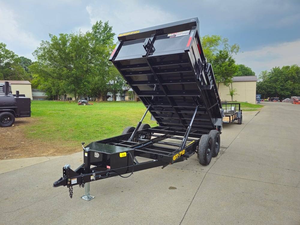 7x12 Hydraulic Dump Trailer with 2ft Sides (2) 6K Axles 12k GVWR - Image 13