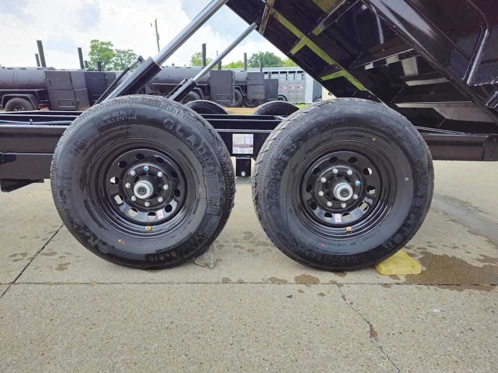 7x12 Hydraulic Dump Trailer with 2ft Sides (2) 6K Axles 12k GVWR - Image 15