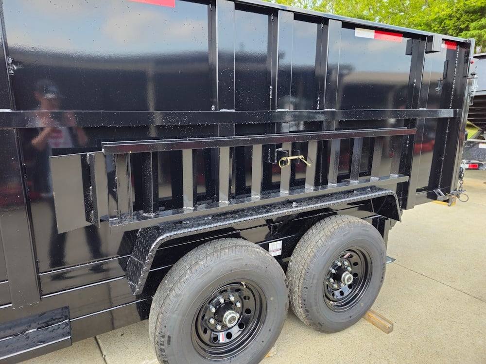 7x14 Telescopic Hydraulic Dump Trailer with 4ft Sides (2) 7K Axles 14K GVWR - Image 6