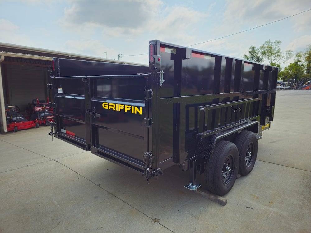 7x14 Telescopic Hydraulic Dump Trailer with 4ft Sides (2) 7K Axles 14K GVWR - Image 10