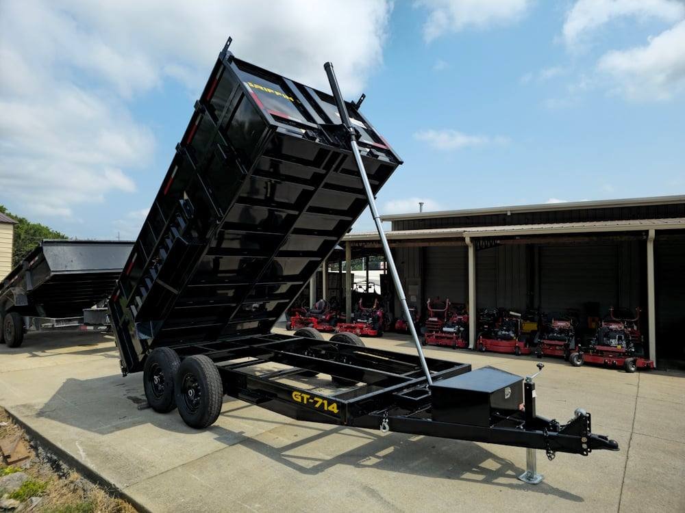7x14 Telescopic Hydraulic Dump Trailer with 4ft Sides (2) 7K Axles 14K GVWR - Image 27