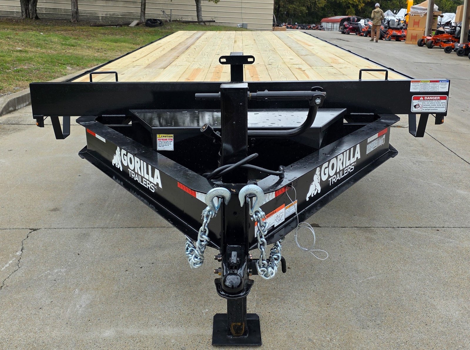 8.5x24 Hydraulic Tilt Deckover Trailer (2) 7,000LB Axles - Image 3