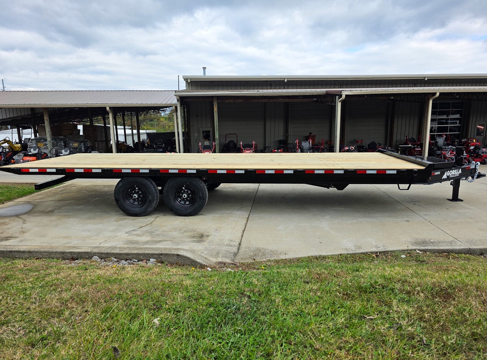 8.5x24 Hydraulic Tilt Deckover Trailer (2) 7,000LB Axles - Image 5