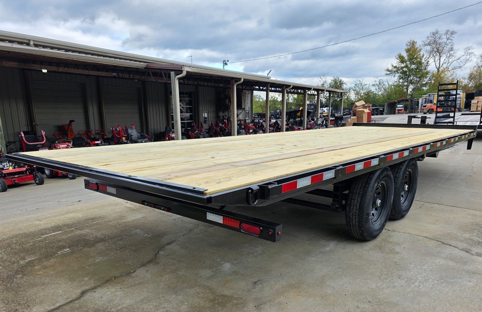 8.5x24 Hydraulic Tilt Deckover Trailer (2) 7,000LB Axles - Image 8