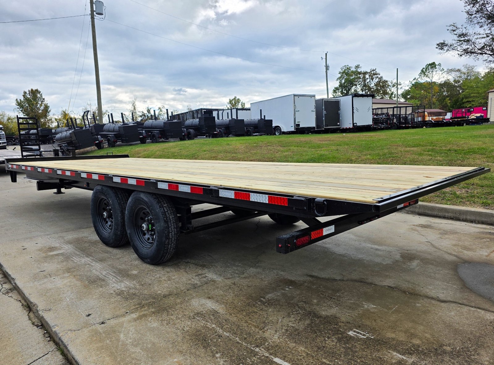 8.5x24 Hydraulic Tilt Deckover Trailer (2) 7,000LB Axles - Image 6