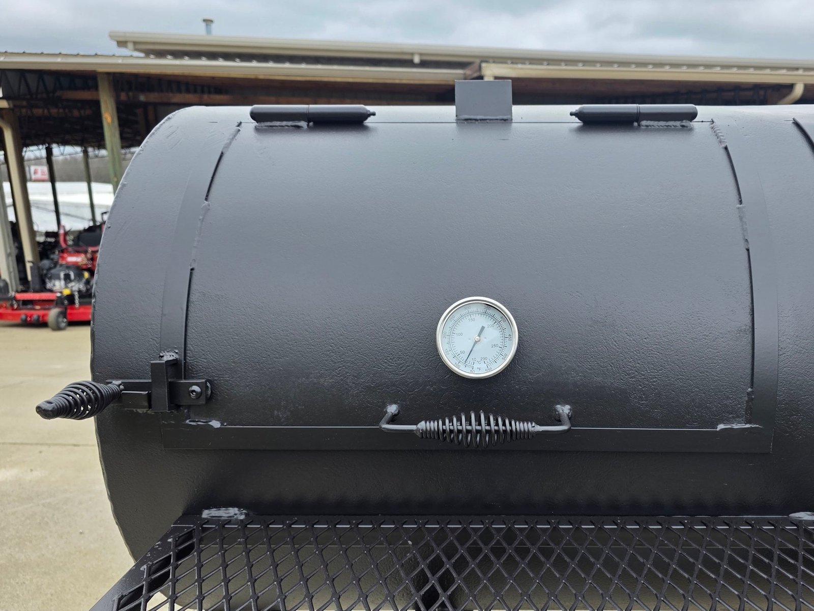 BBQ Smoker 250 Gallon Reverse Flow Patio BBQ Cooker - Image 14
