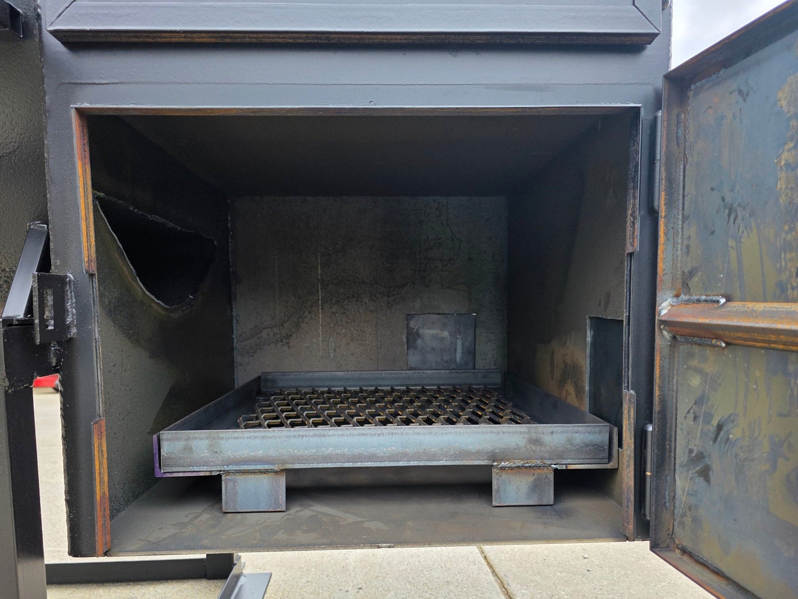 BBQ Smoker 250 Gallon Reverse Flow Patio BBQ Cooker - Image 19