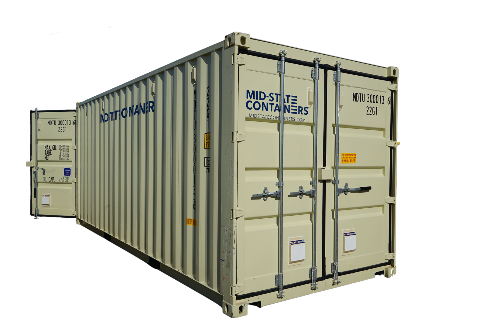 20’ Standard One Trip Double Door Container