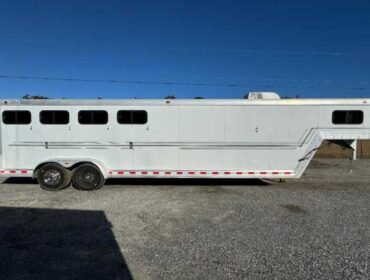 Used 1997 Cato Classic 7408GN 4 Horse Trailer with 8' Short Wall