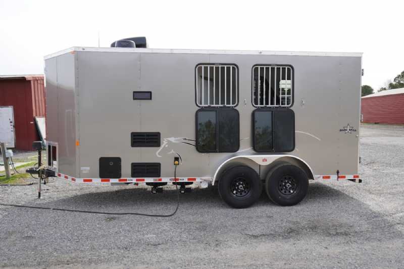 New 2026 Harmar Dixie Star 206DSBP 2 Horse Trailer with 6' Short Wall - Image 17