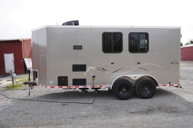 New 2026 Harmar Dixie Star 206DSBP 2 Horse Trailer with 6' Short Wall - Image 18