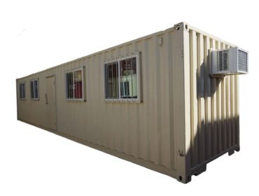 40' Ground Level Office Container