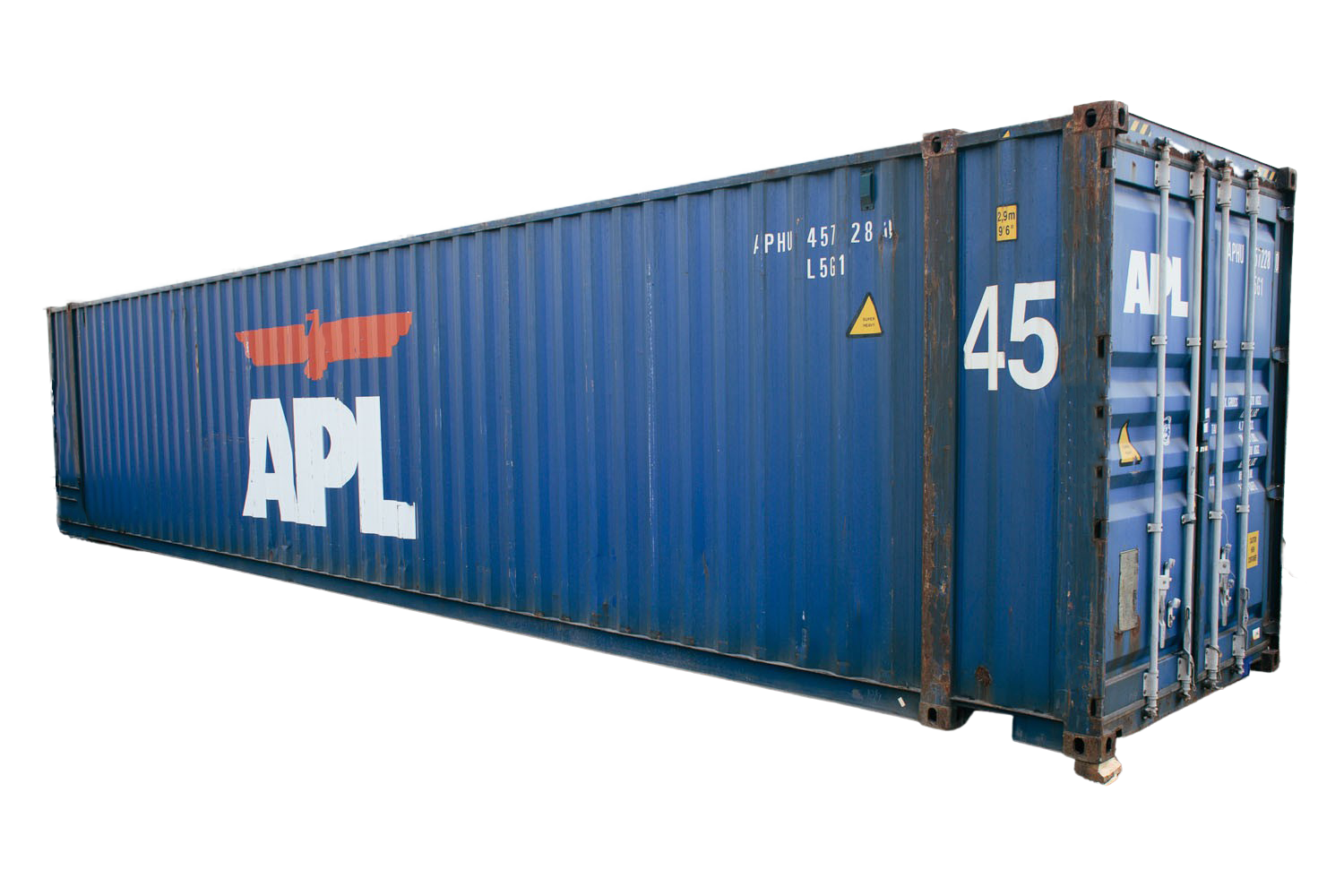 45’ High Cube Cargo Worthy Container
