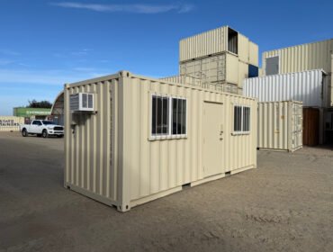 20' Ground Level Office Container