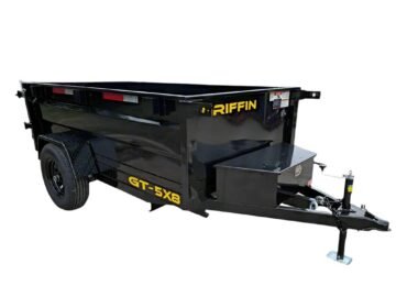 5x8 Hydraulic Dump Trailer 24" Sides 5,200lb Axle with Brake