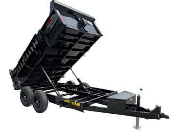 6x12 Heavy Duty Dump Trailer 2- 5,200 lb Axles and 2ft Sides 10K GVWR