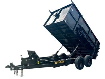 6x12 Hydraulic Dump Trailer with 4ft Sides (2) 5,200lb Axles