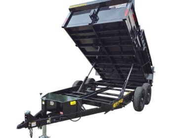 7x12 Hydraulic Dump Trailer with 2ft Sides (2) 6K Axles 12k GVWR