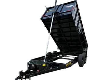 7x14 Telescopic Hydraulic Dump Trailer with 4ft Sides (2) 7K Axles 14K GVWR