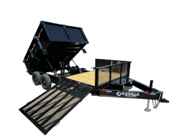 7x16 IBeam Hybrid Hydraulic Dump Trailer with 3ft Sides (2) 6K Axles