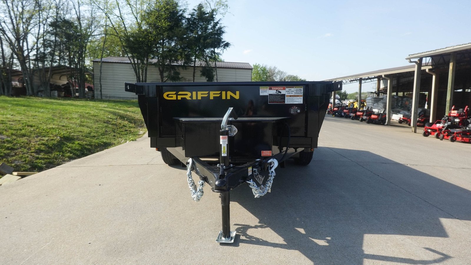 5x10 Hydraulic Dump Trailer Powder Coated with 16" Sides 7K GVWR - Image 4