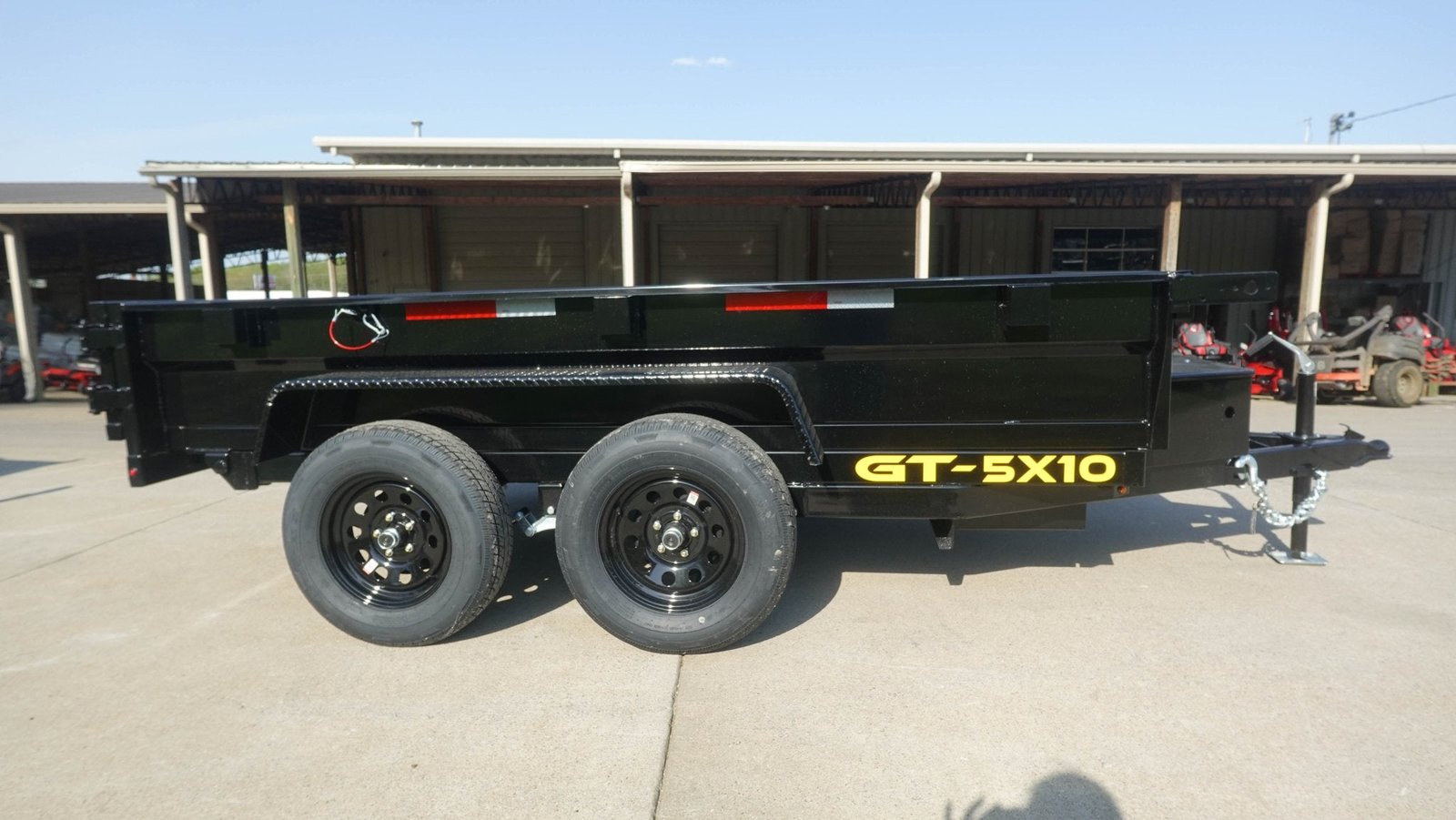 5x10 Hydraulic Dump Trailer Powder Coated with 16" Sides 7K GVWR - Image 6