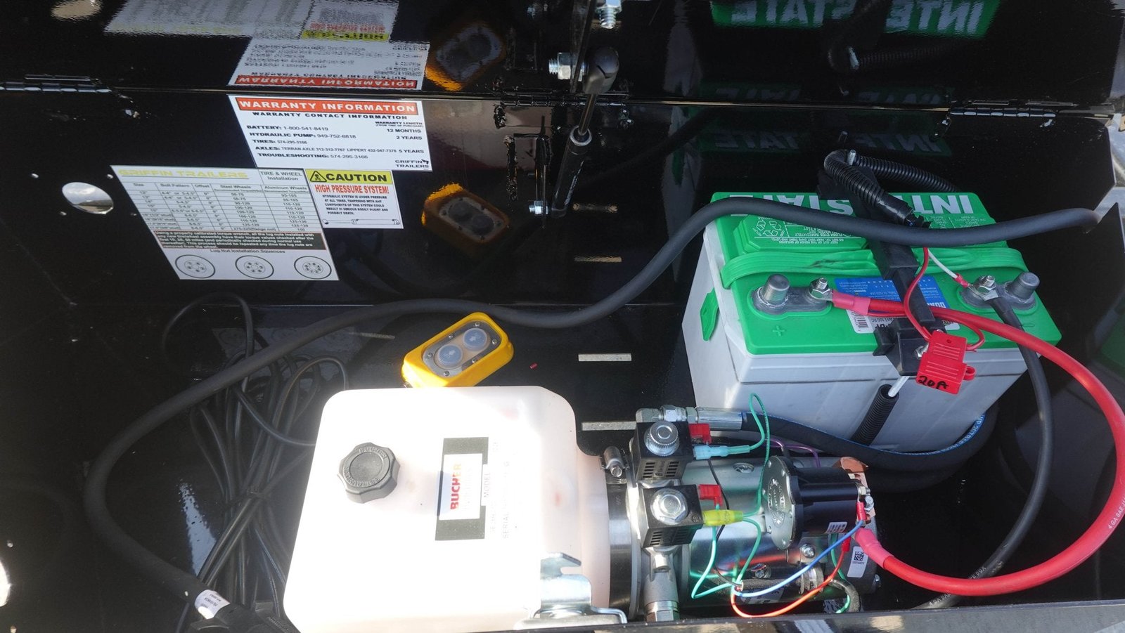 5x10 Hydraulic Dump Trailer Powder Coated with 16" Sides 7K GVWR - Image 14