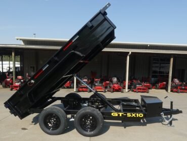 5x10 Hydraulic Dump Trailer Powder Coated with 16" Sides 7K GVWR