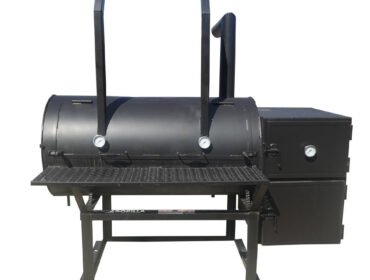 250 Gal Patio Grill Smoker Single Door with Counter Weight