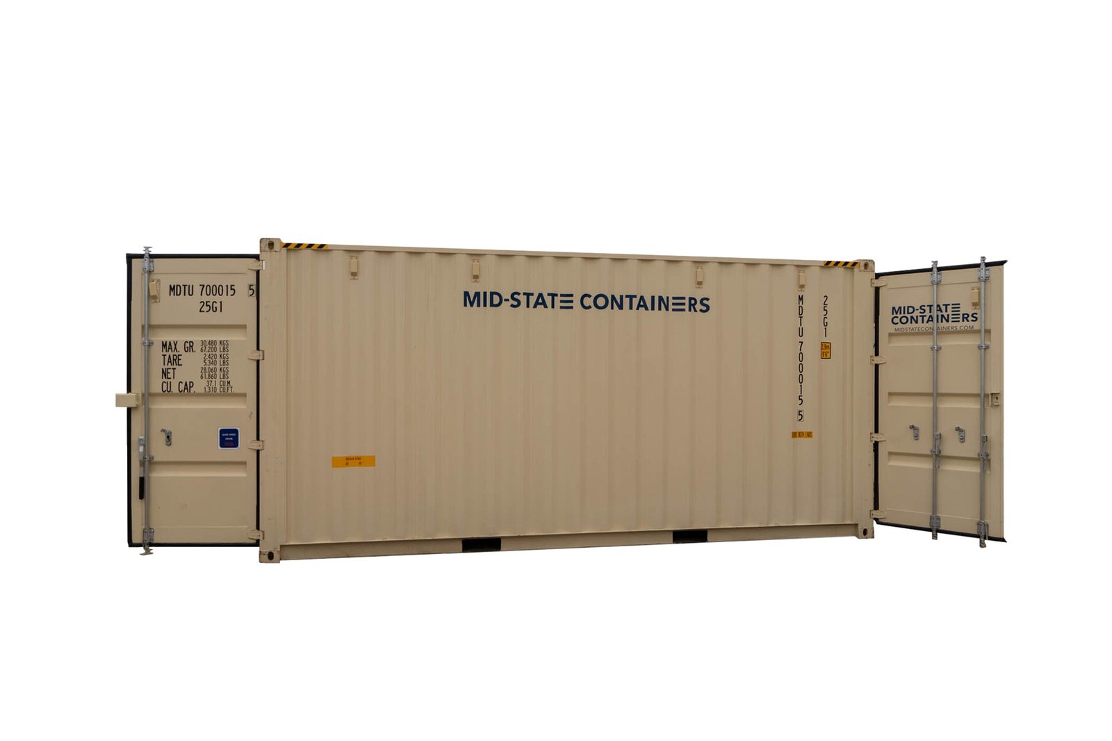20’ High Cube One Trip Double Door Container - Image 3
