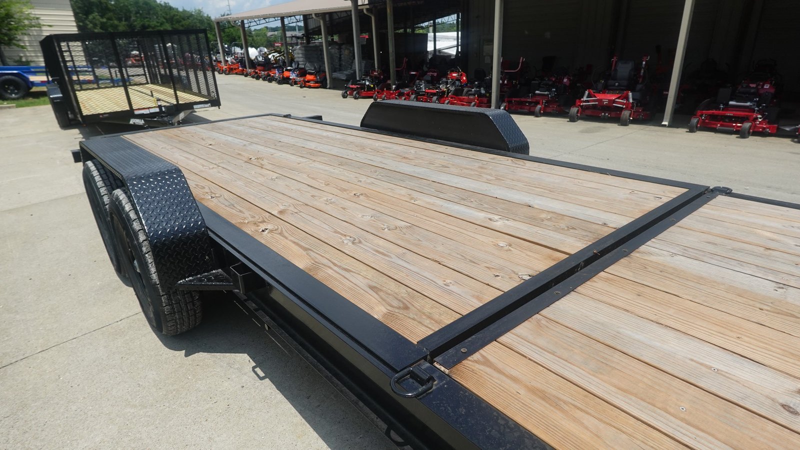 7x20 Gooseneck Tilt Car Hauler Trailer (2) 7K Drop Axles with Brakes 14K GVWR - Image 14