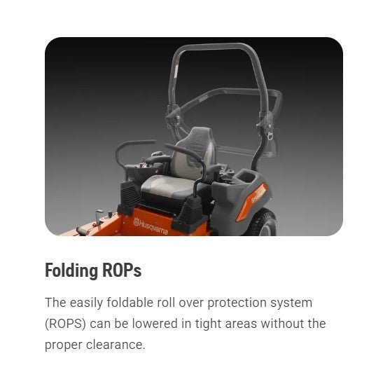 Husqvarna 54" Z454 Zero Turn Mower 22HP Kawasaki +Bonus 522L Trimmer (Scratch and Dent) - Image 8