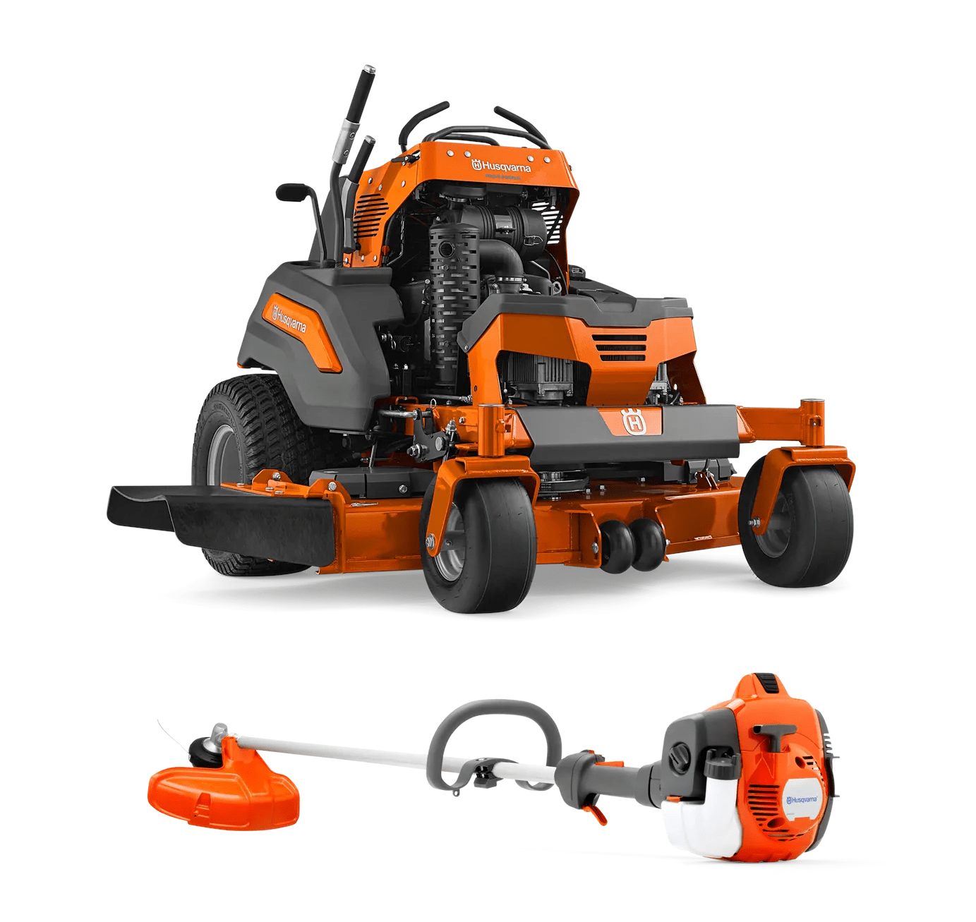 Husqvarna V548 Stand On Zero Turn Mower 48" 24.5HP Kawasaki +Bonus 522L Trimmer (Scratch and Dent)