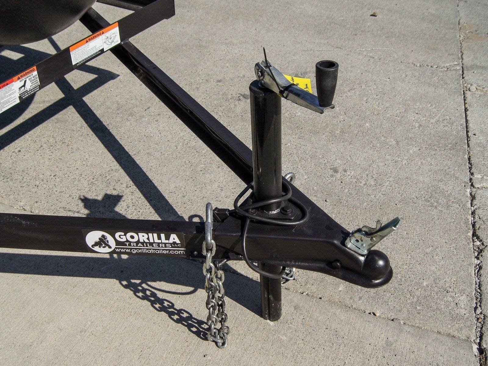 BBQ Smoker 300 Gallon Trailer Pull Behind with Charcoal Grill on the Front Compartment of Smoker - Image 8